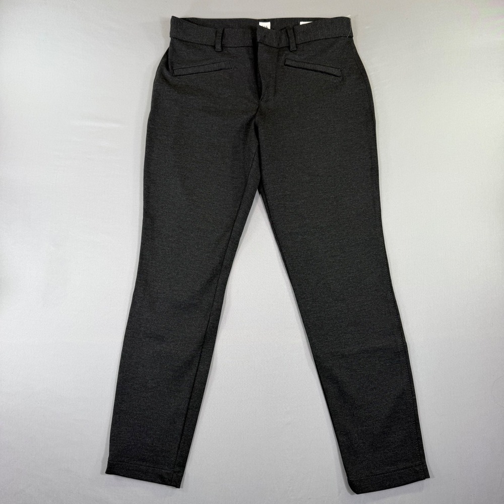 Gap Skinny Pants Womens Size 6 Charcoal Gray Ankle Workwear Office Capsule
